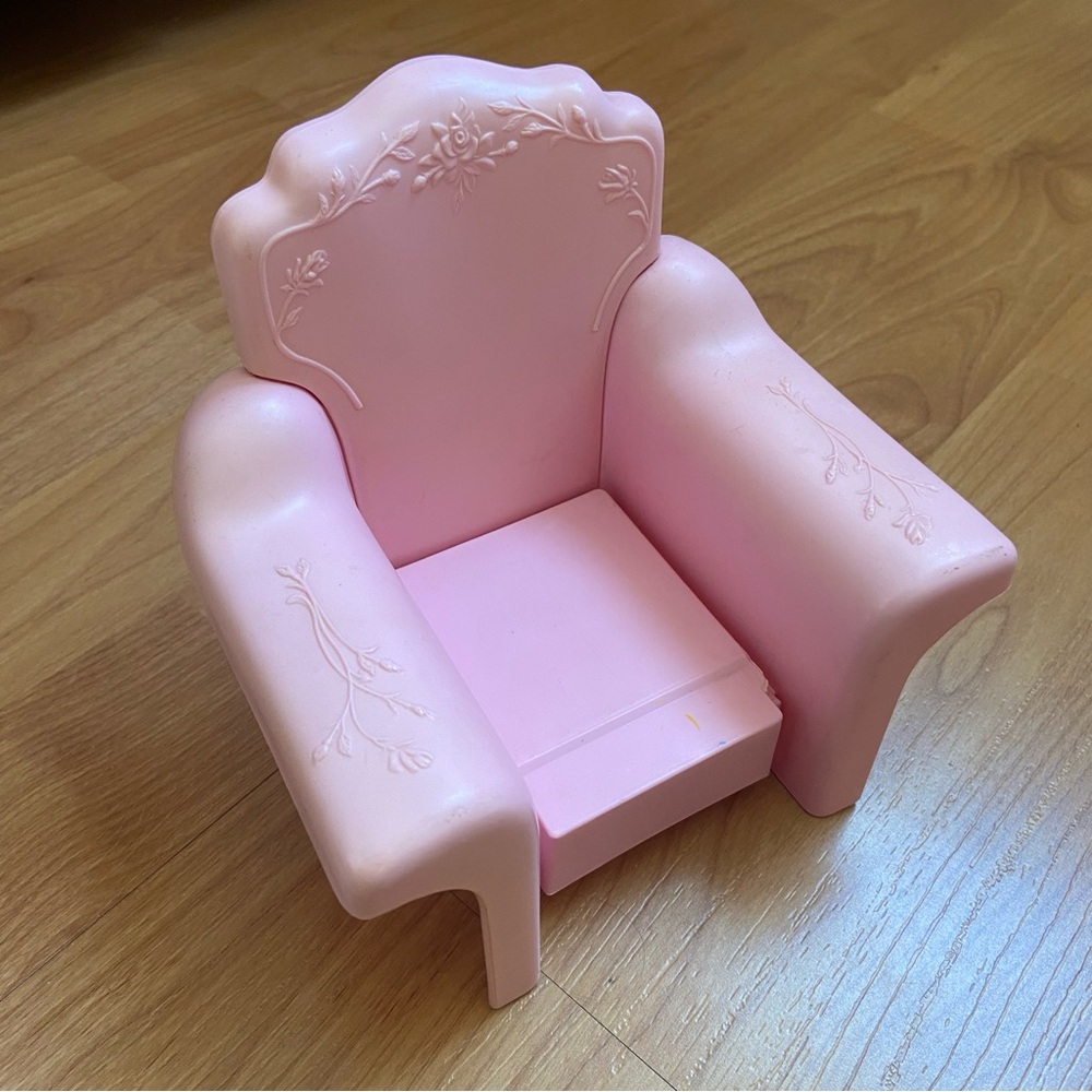 Barbie 1987 Sweet Roses Chair Vintage Mattel Furniture